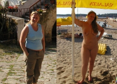 dressed undressed public amateur - N