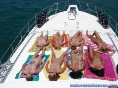 More Of Naked Swinging Women On Deck Of Yacht - N