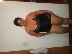 Bbw wife new lingerie - N