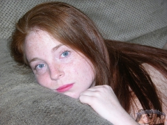 Freckled Face Teen Spreads Ass - N