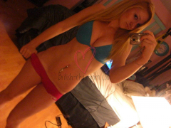 Blonde scally teen chavette - nude snaps from her collection - N