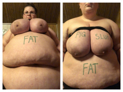 Worthless Fat Slut on Display - N