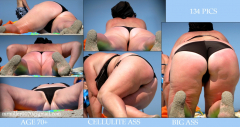 BBW and SSBBW beach voyeur (My work) - N