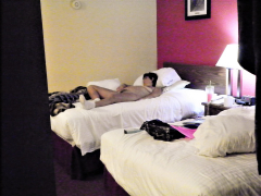 Angela Naked at a Cheap Hotel - N