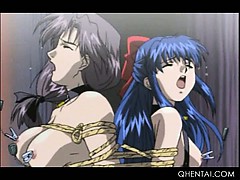 Gorgeous Hentai Sex Slaves In Ropes Get Sexually Tortured