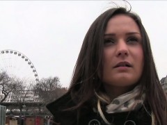 Hungarian amateur sucking in public pov