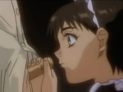 Japanese maid anime hardcore fucked by her master