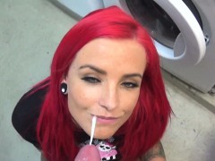 naughty-hotties.net - Redhaired chick blackmailed quickie -