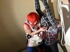 Spiderman caught