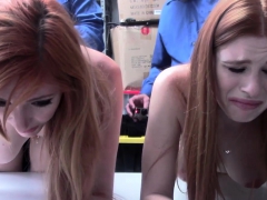 Mom and daughter redheads caught stealing from a store