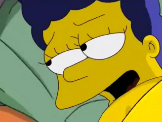 Horny Marge Simpson getting banged just how she likes it