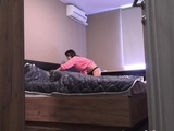 I filmed my nude GF doing her bed and now I jerk off