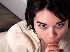 ouiouilux hot brunette POV blowjob