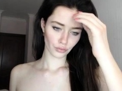 Hottest brunette solo webcam masturbation 2